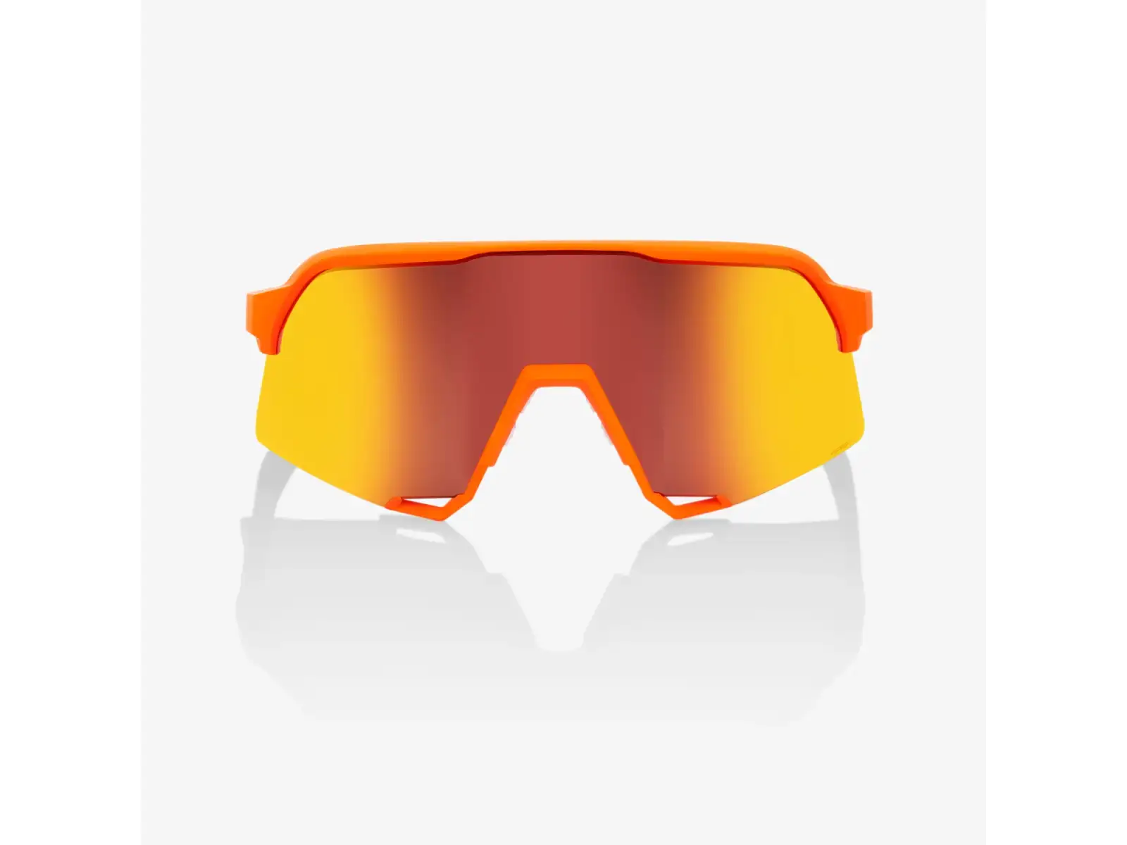 100% S3 Glasses Soft Tact HiPER Neon Orange/Red Multilayer
