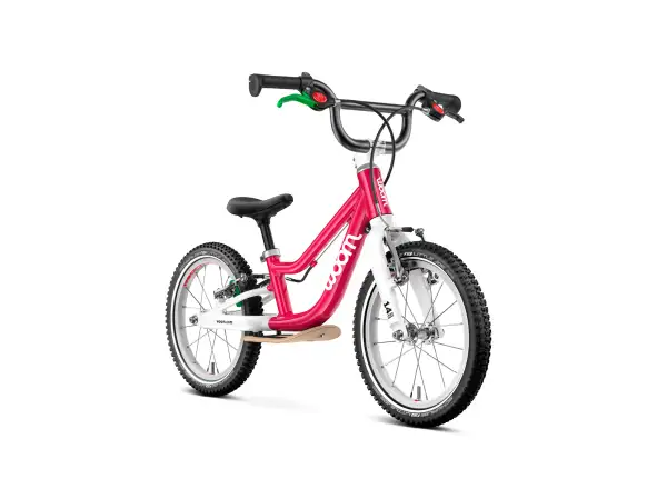 Woom GO 1 Plus children's balance bike 14" Hot Pink