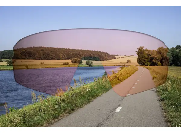 Force Electra glasses white/red revo lens