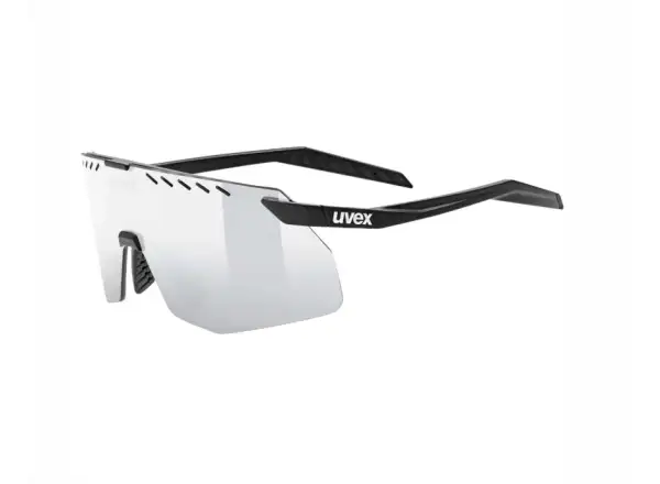 Uvex Pace Stage S cycling glasses Black matt/Mirror Silver