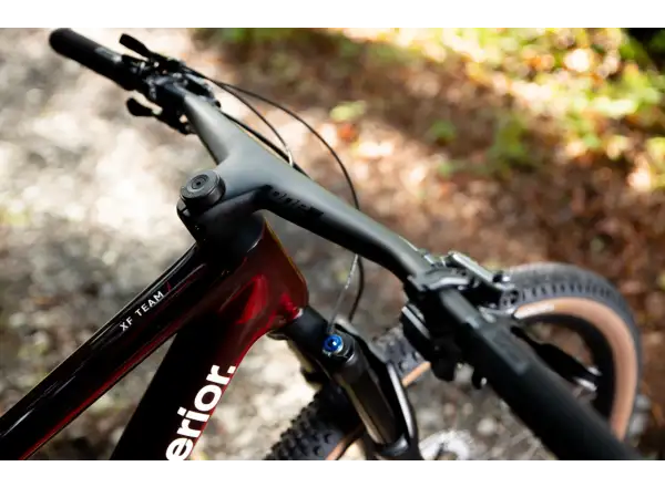 Superior XF 9.6 Team full suspension bike Gloss Carbon/Red Carbon