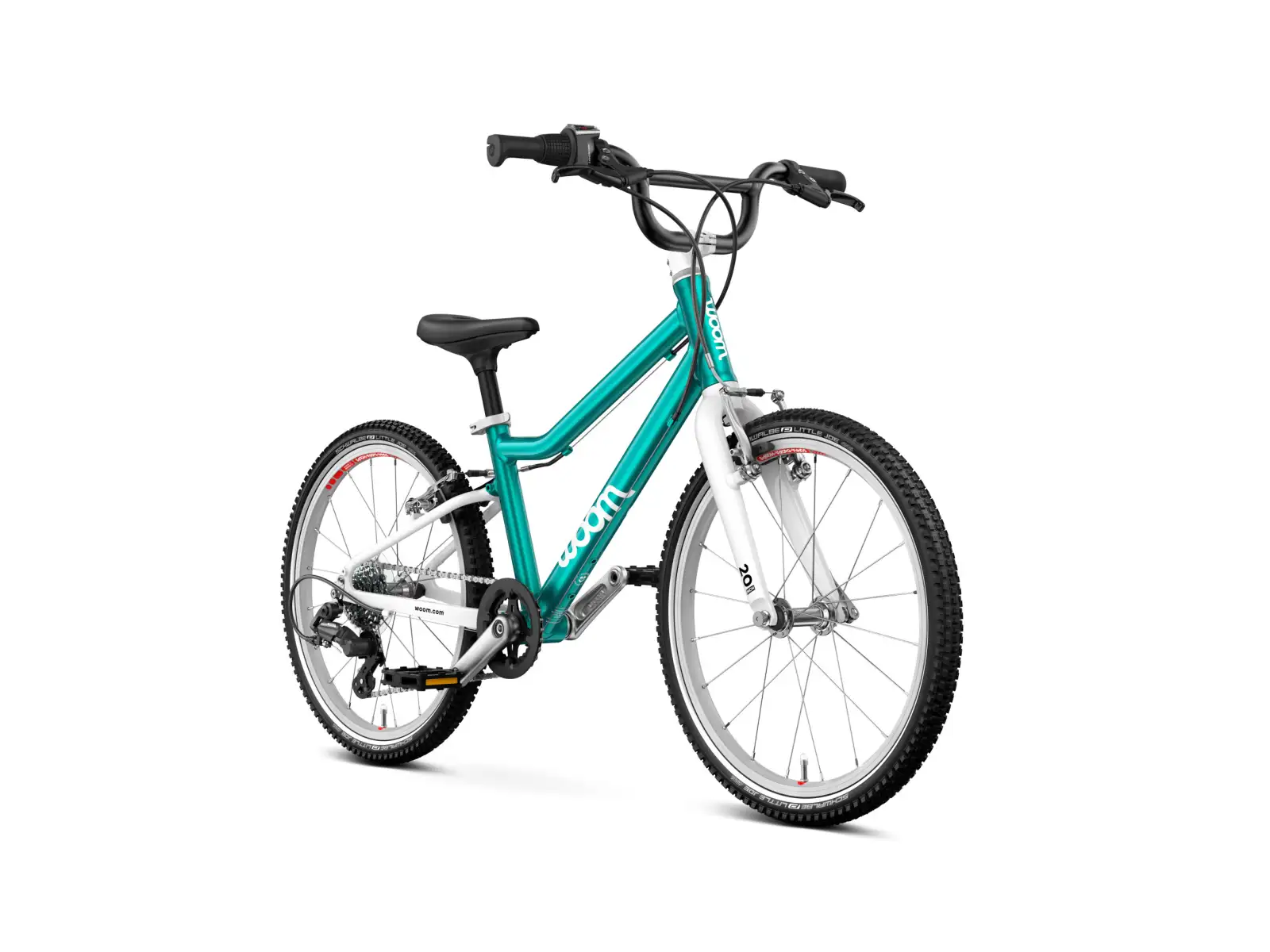 Woom GO 4 children's bike 20" Metallic Turquoise