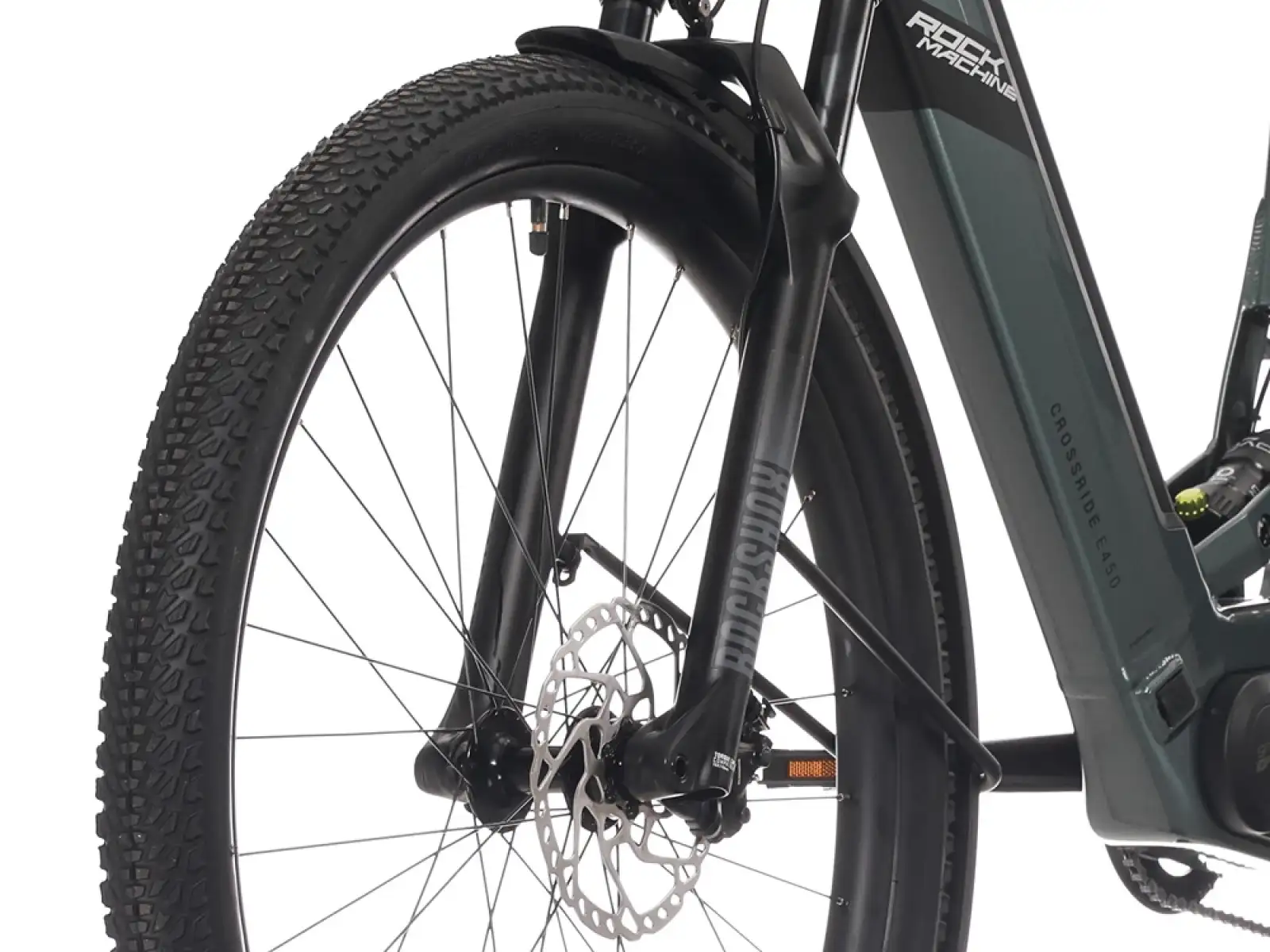 Rock Machine Crossride e450 FS low-entry full-suspension e-bike Ocean Grey/Black