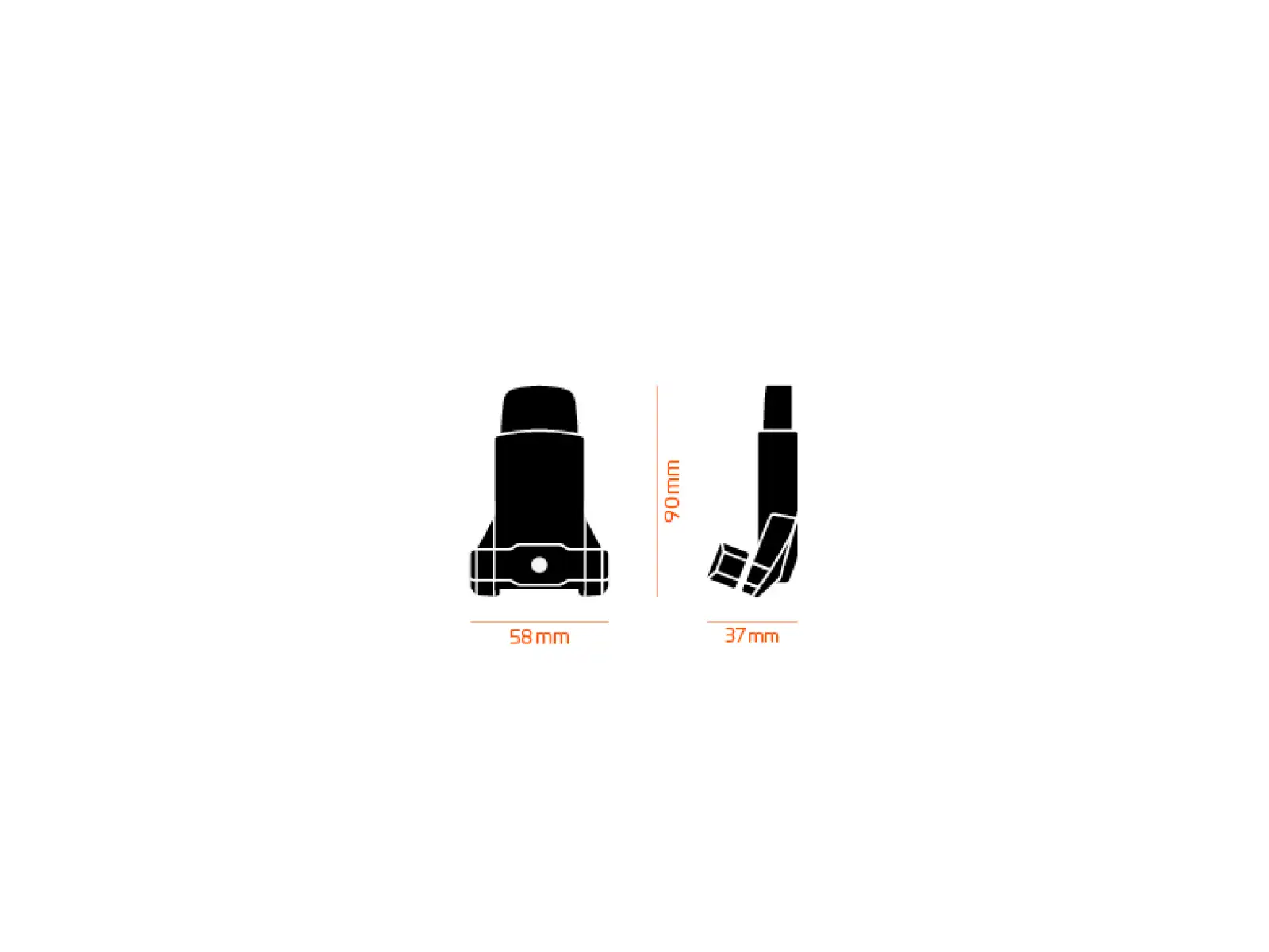 Fidlock Push holder for saddlebag