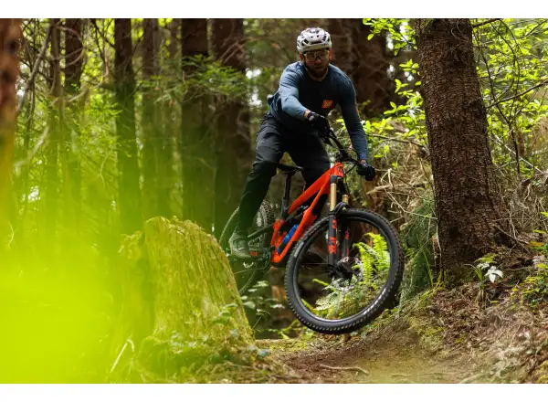 Ibis HD6 Eagle 90 full-suspension mountain bike Orange