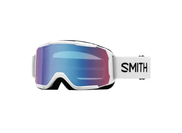 Smith Daredevil kids ski goggles White / Blue Sensor Mirror