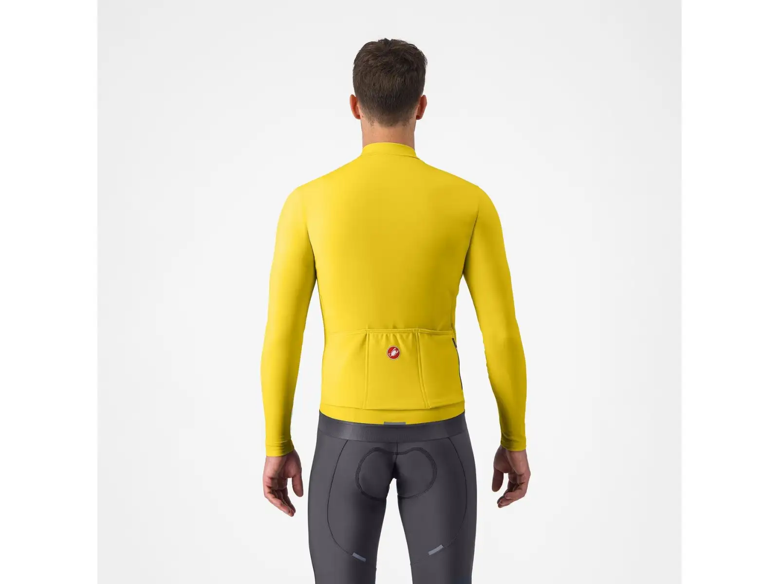 Castelli Espresso Thermal Jersey men's jersey Mango Mojito/Dark Gray
