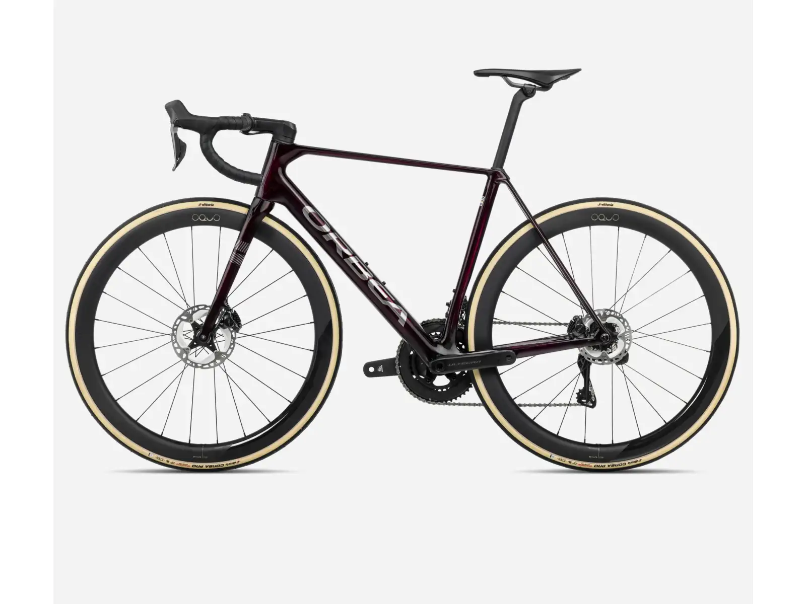 Orbea ORCA M20iLTD PWR Road Bike Wine Red-Titanium