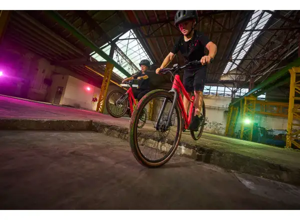 Woom 5 EXPLORE kids bike neon pink