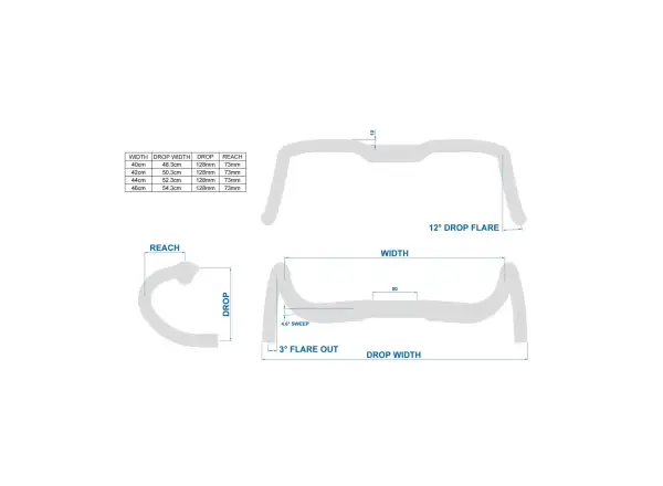 Ritchey Comp Ergomax BB Black 40 handlebars