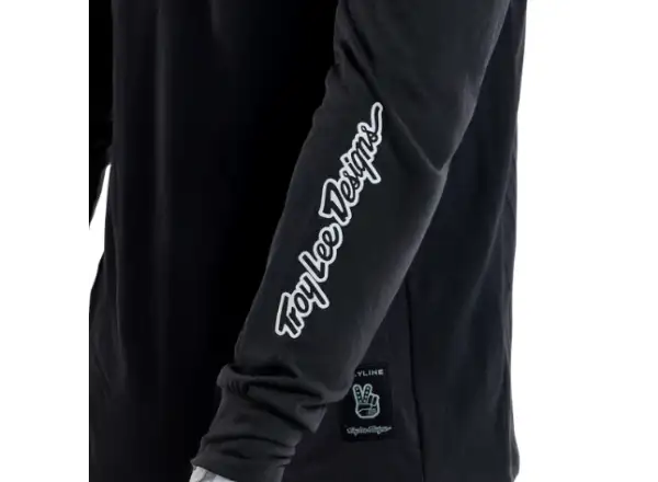 Troy Lee Designs Skyline Ride Tee men's jersey long sleeve Signature Black