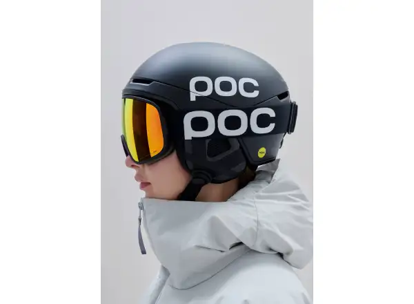 POC Vitrea Mid ski goggles Uranium Black/Partly Sunny Orange