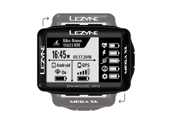 Lezyne Mega XL GPS navigation black