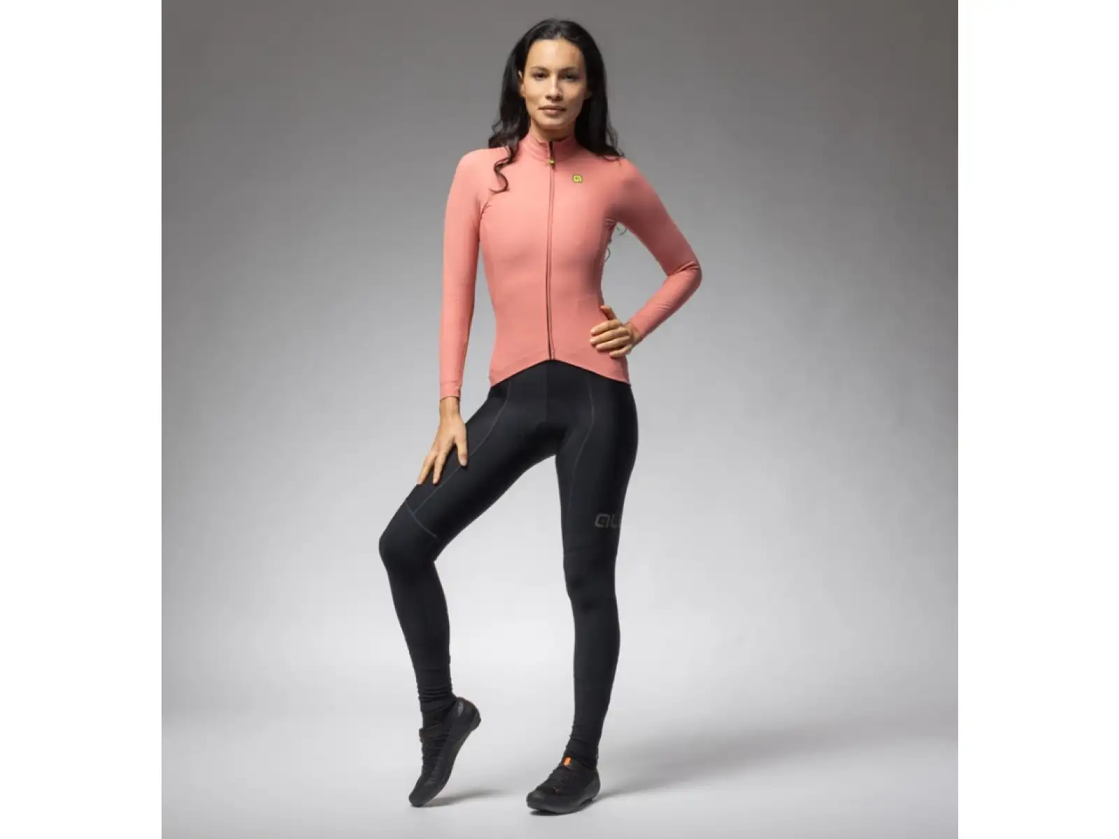 Alé R-EV1 Warm Race 2.0 women's insulated jersey long sleeve Baroque Rose