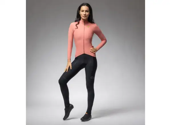 Alé R-EV1 Warm Race 2.0 women's insulated jersey long sleeve Baroque Rose
