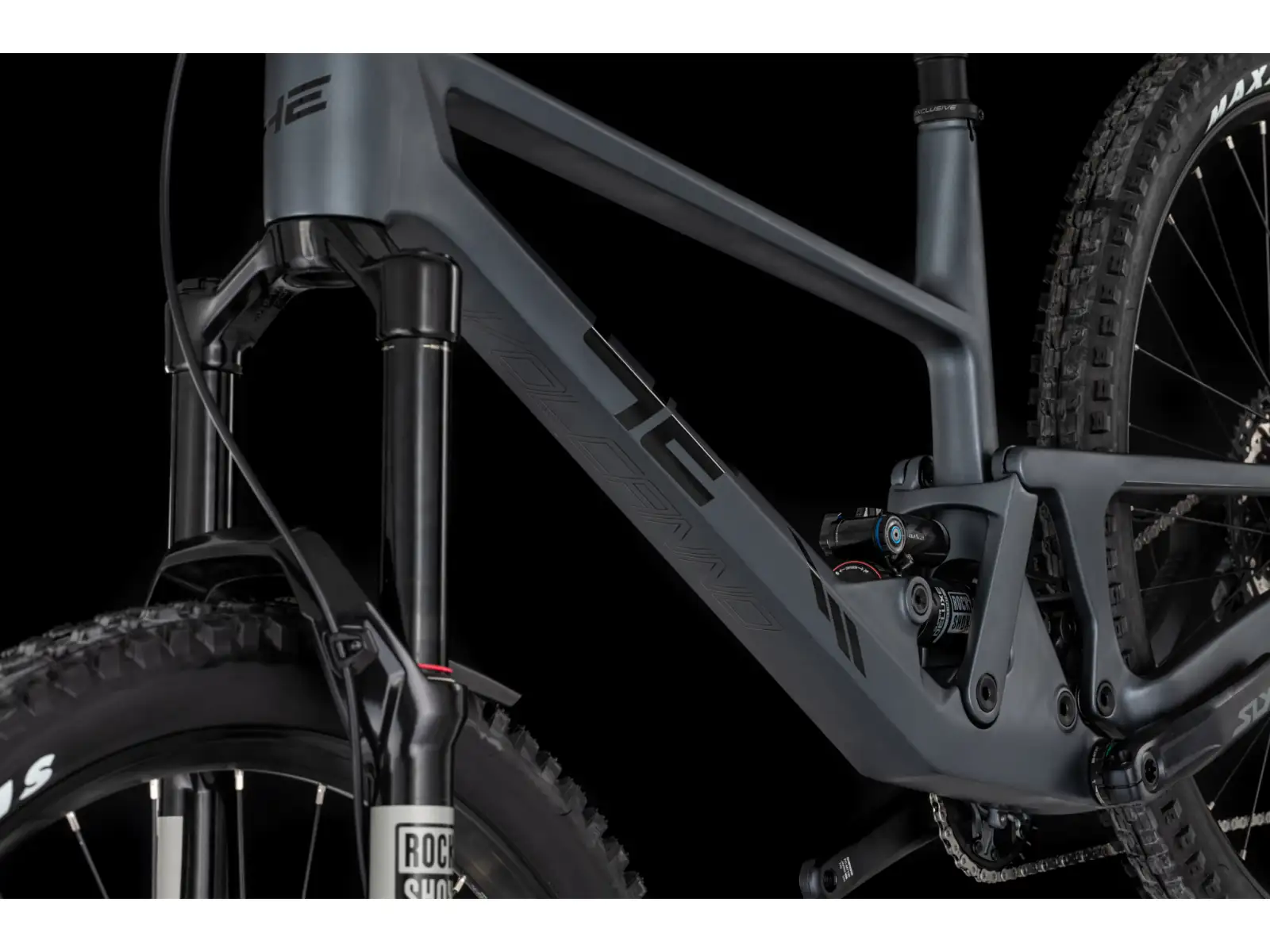 4Ever Volcanno Etna full suspension mountain bike Grey Matt/Black