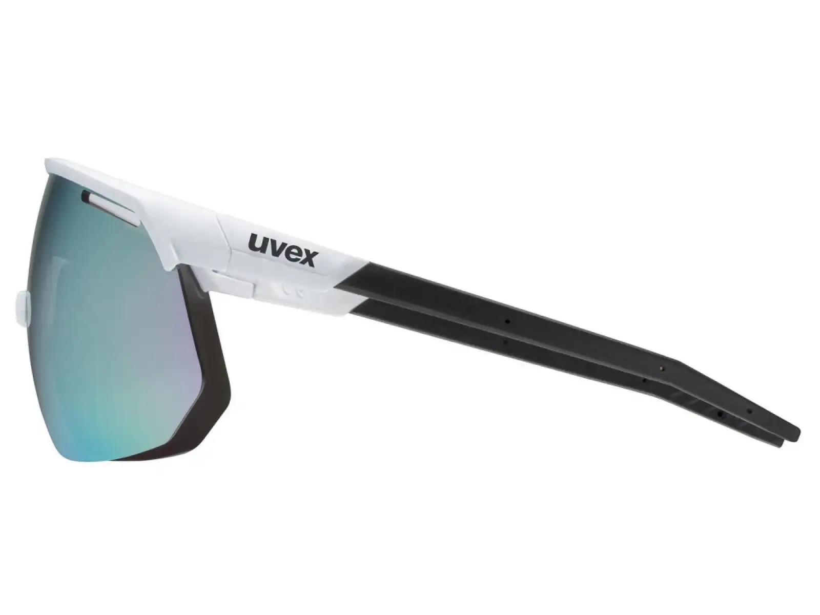 Uvex Pace One glasses White Matt/Mirror Lavender