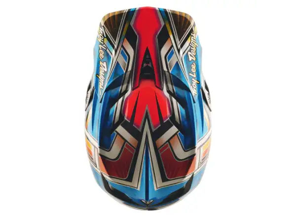 Troy Lee Designs D4 Carbon helmet Lowrider Blue