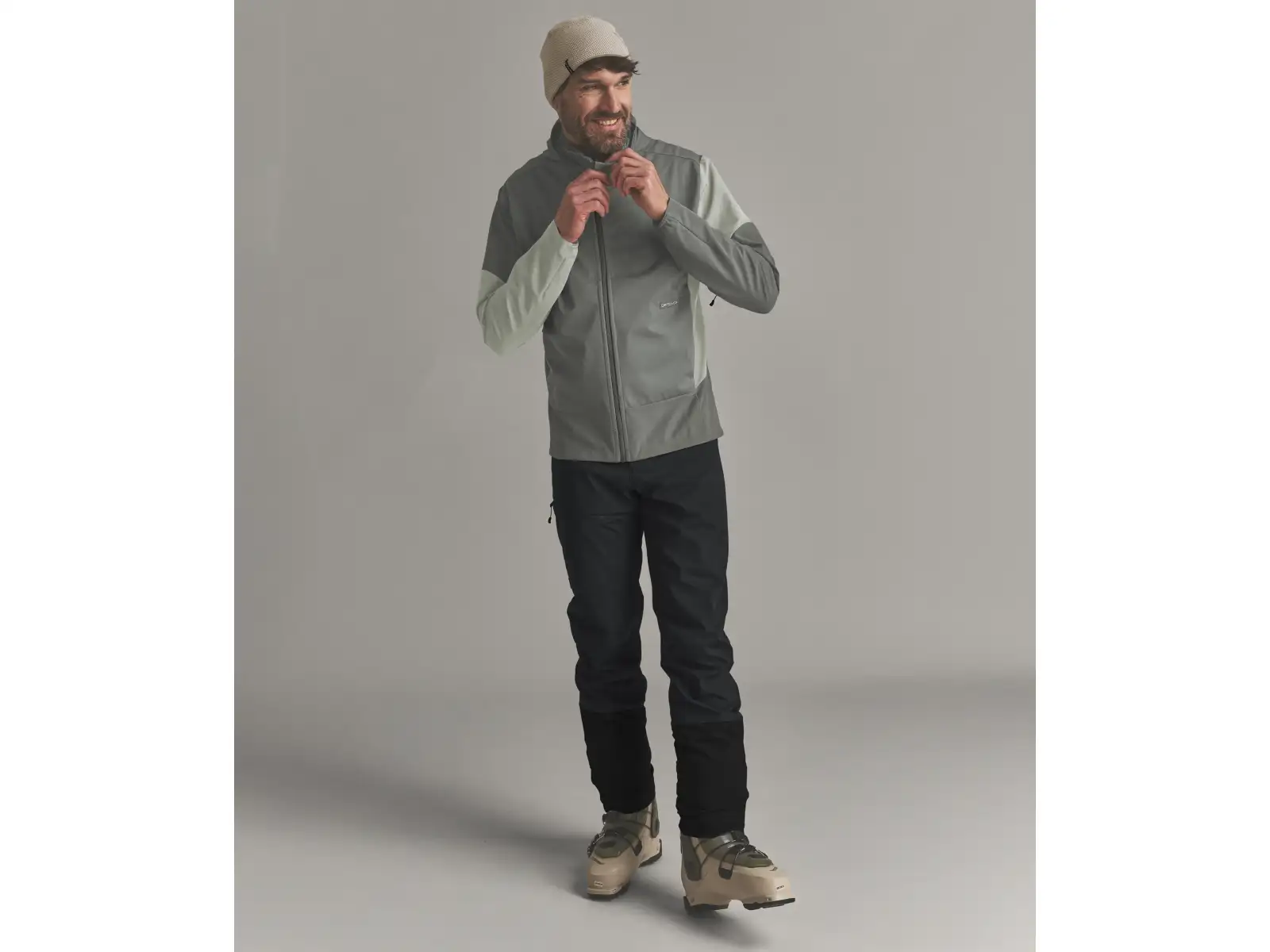 Ortovox Ortler Softshell Plus Jacket men's softshell jacket Dark Sage