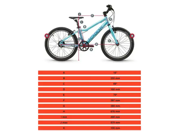 Academy Grade 3 Edition Funtasy children's bike 16" blue