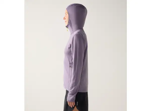 Haglöfs L.I.M Mid Multi Hood women's hooded sweatshirt Purple Fog