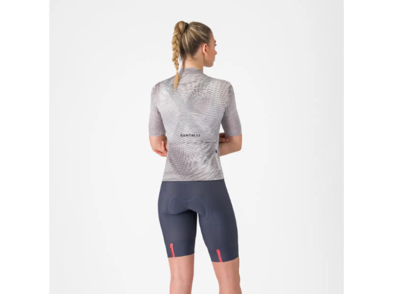 Castelli Prima 2 DT women's bib shorts Twilight Blue/Hibiscus