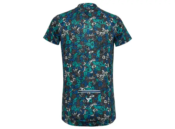 Silvini Scrivia kids short sleeve jersey Blue/Yellow