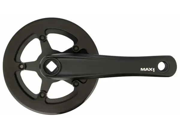 MAX1 Kids cranks with single chainring 32 teeth 160 mm black with cover