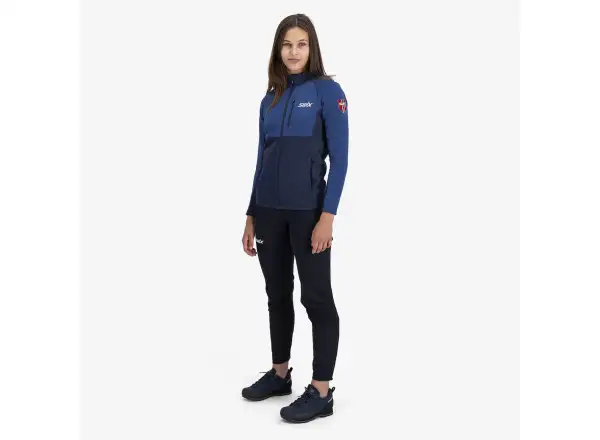 Swix Infinity Midlayer women's sweatshirt Lake Blue
