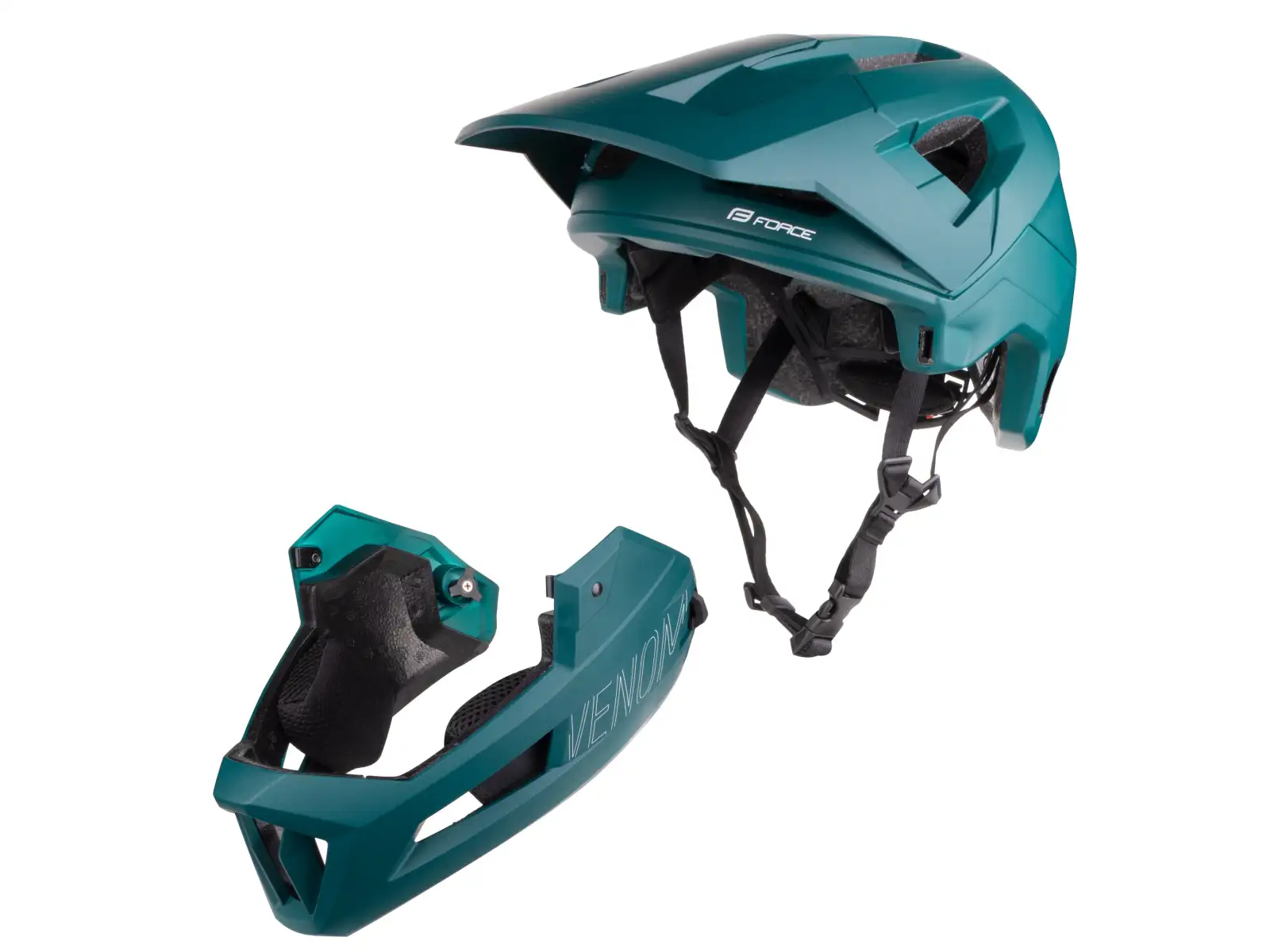 Force Venom downhill helmet petrol