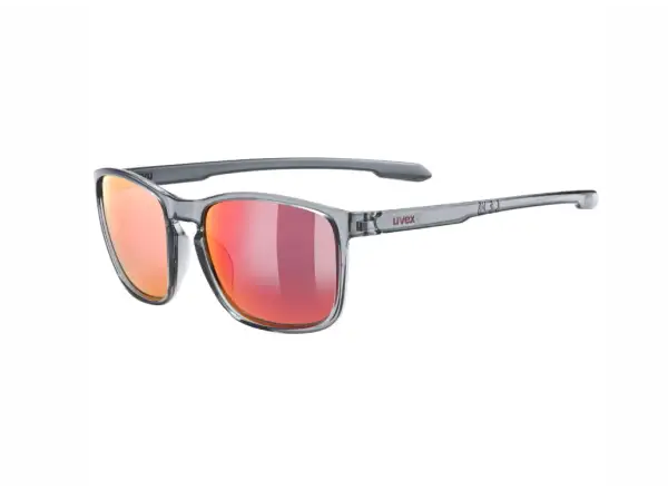 Uvex LGL 52 glasses Smoke/Mirror Red