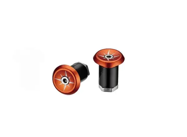 Ciclovation Vortex bar end plugs orange
