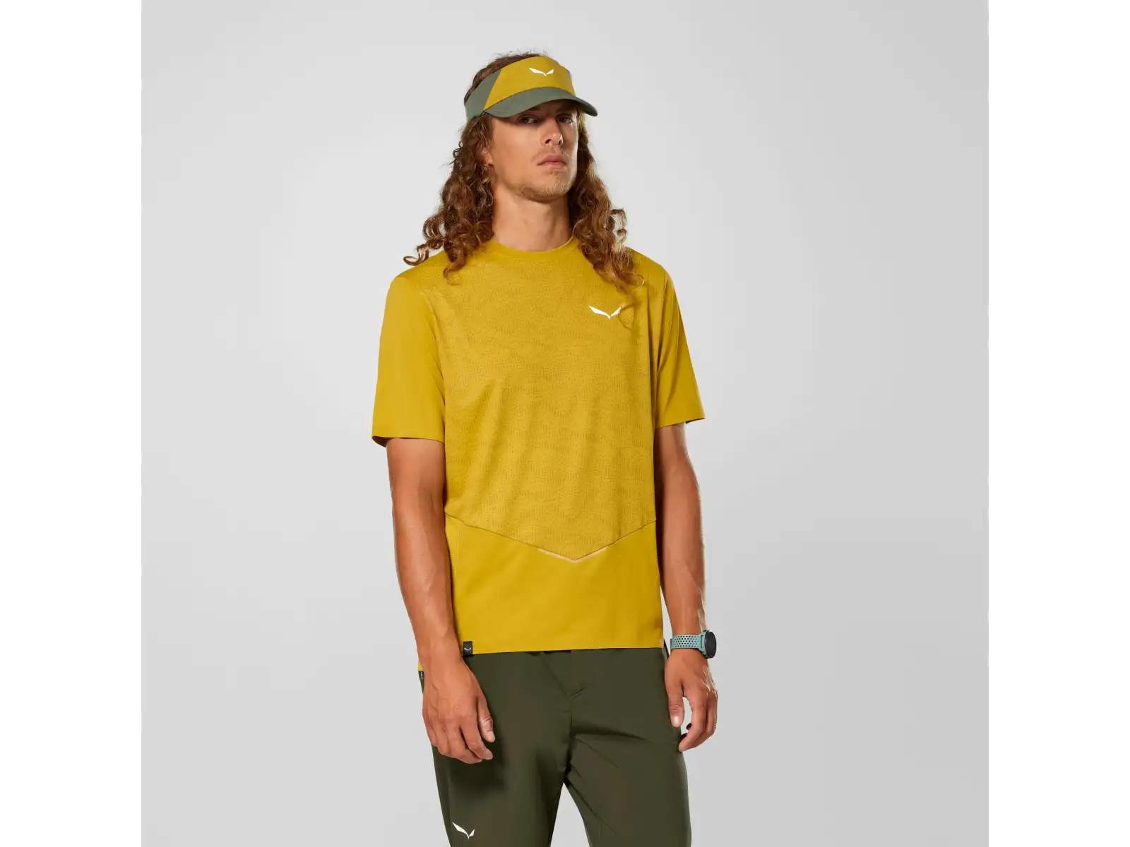 Salewa Pedroc Tech Dry men's T-shirt Olive Oil