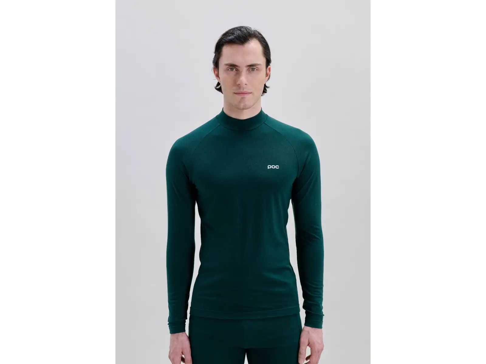 POC Layer Merino men's base layer long sleeve shirt Pargasite Green