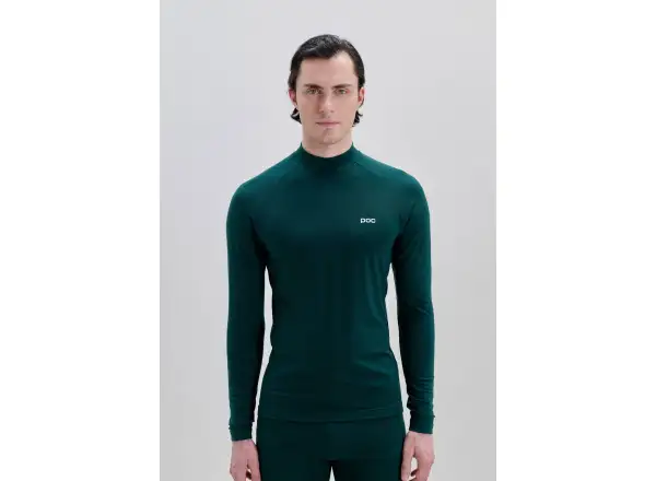 POC Layer Merino men's base layer long sleeve shirt Pargasite Green