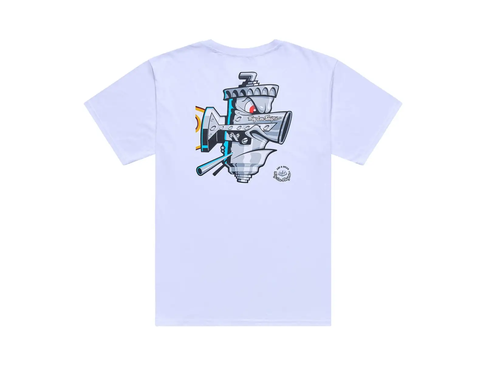 Troy Lee Designs Carb Club men's T-shirt short sleeve White