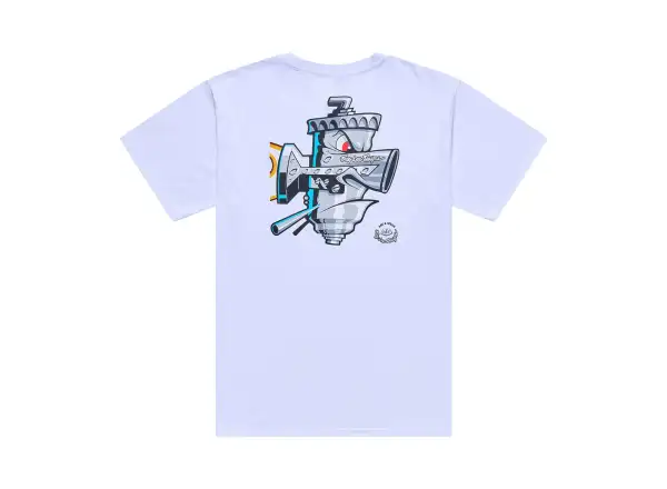 Troy Lee Designs Carb Club men's T-shirt short sleeve White