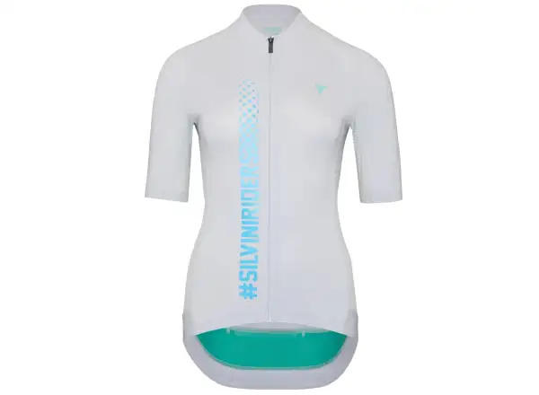 Silvini Mazzana women's jersey short sleeve Cloud/Ocean