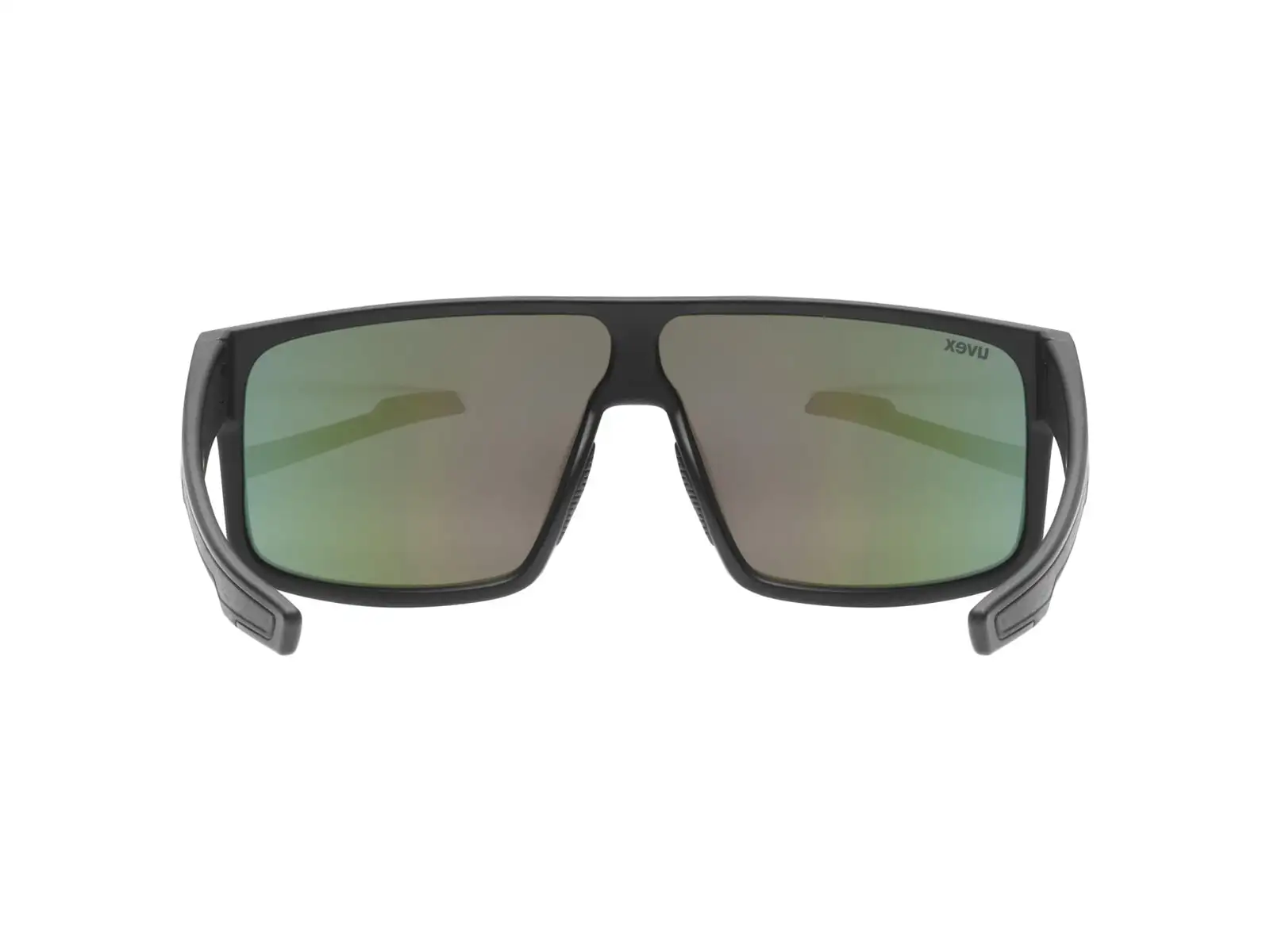 Uvex LGL 51 cycling glasses Black Mat/Mirror Red