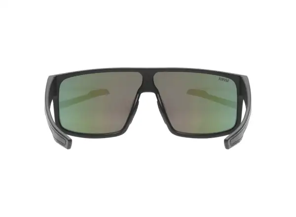Uvex LGL 51 cycling glasses Black Mat/Mirror Red