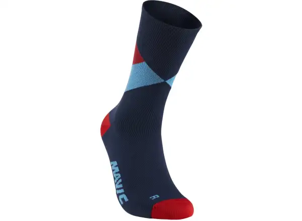 Mavic Graphic Classic high socks blue/fiery red