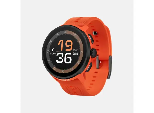 Suunto Run smart watch silicone strap Coral Orange