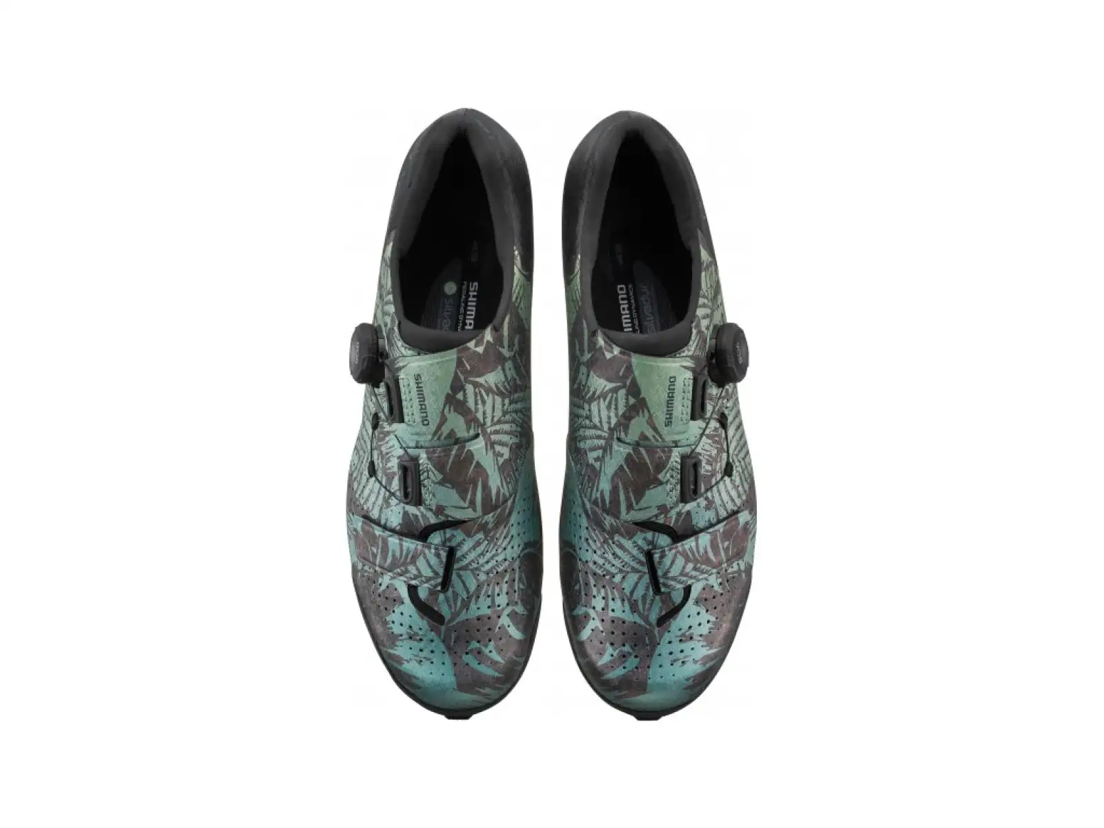 Shimano SH-RX801 men's gravel shoes Tropical Leaves