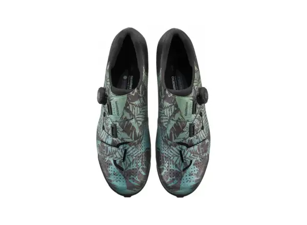 Shimano SH-RX801 men's gravel shoes Tropical Leaves