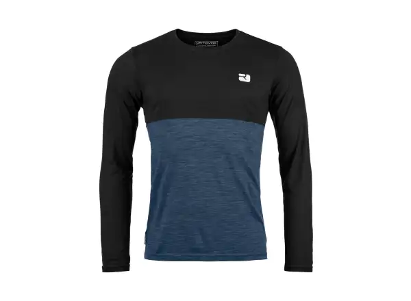 Ortovox 150 Cool Logo men's long sleeve shirt Black Raven