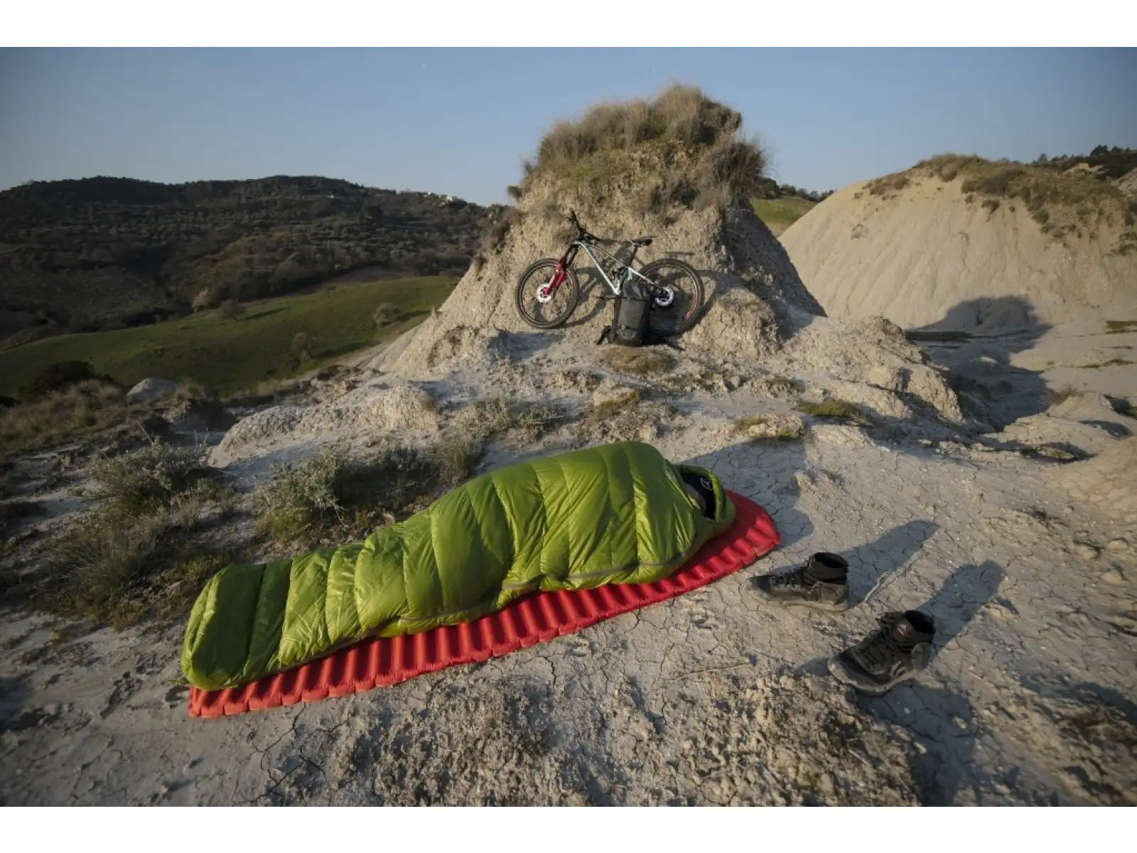 Pinguin Lava 350 sleeping bag 185 cm blue