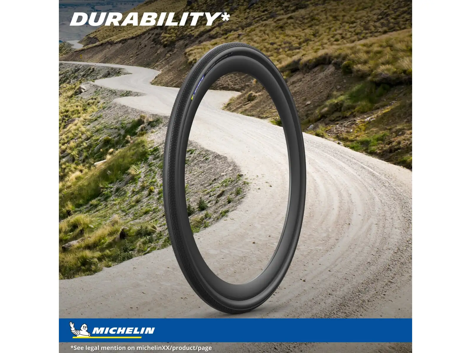 Michelin Power Adventure TS TLR Competition Line 700x42C gravel tire kevlar Black