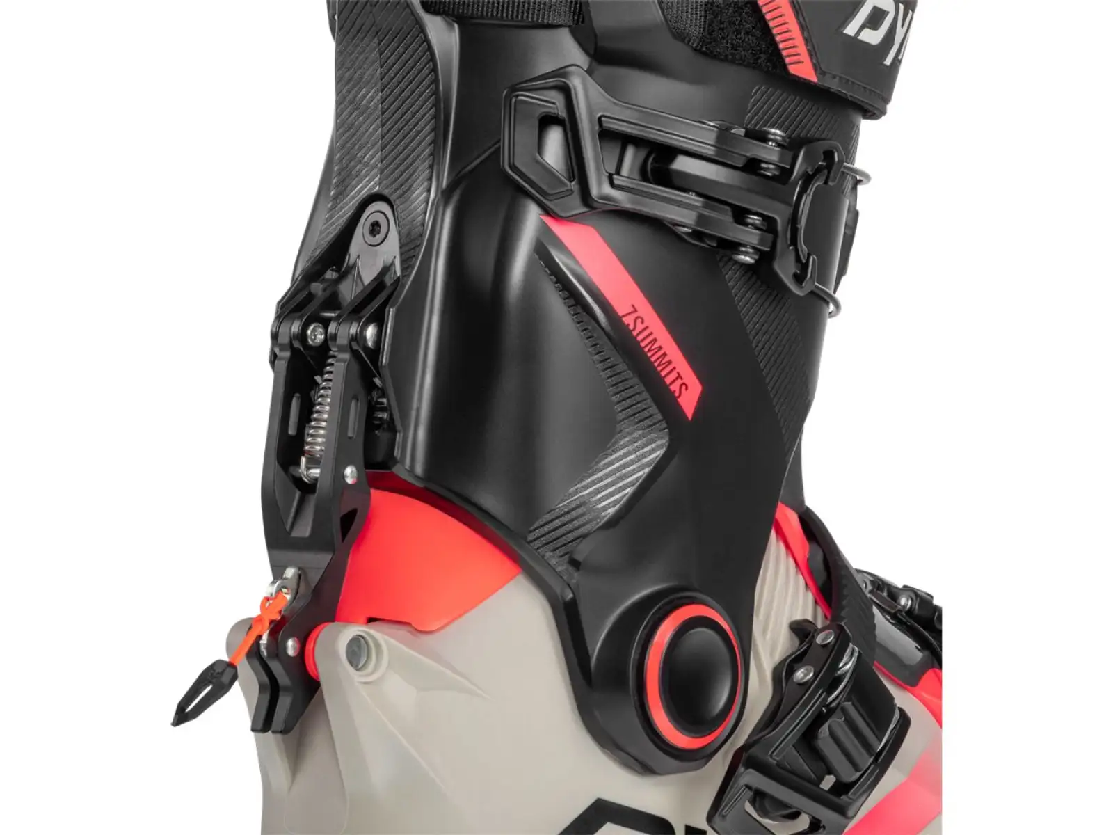 Dynafit Seven Summits women's ski touring boots Fluo Coral/Overcast