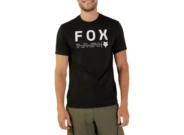Fox Non Stop Tech men's T-shirt short sleeve Black