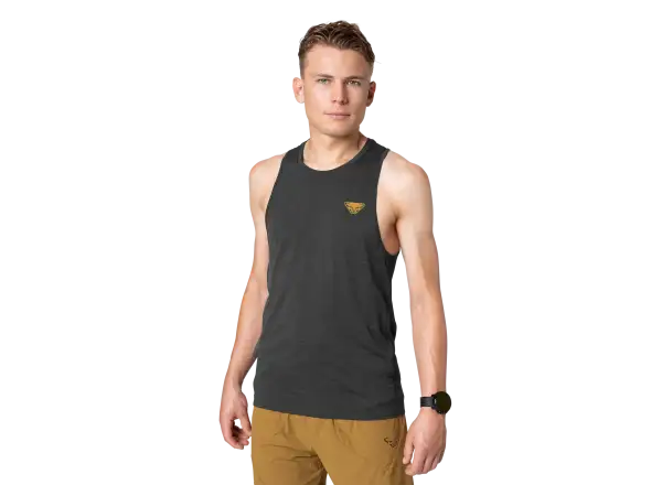 Dynafit Trail men's running sleeveless shirt Black Out